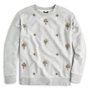 J. Crew Embellished Chandelier Sweatshirt
